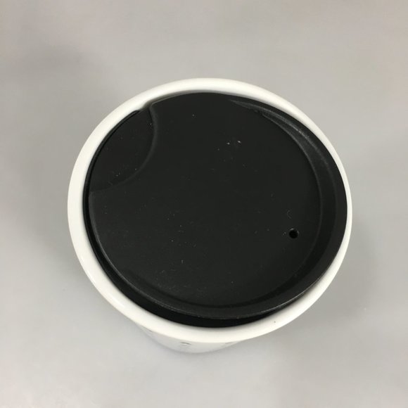 Starbucks White Word Search Alphabet Crossword Ceramic Mug Traveler 12 oz 2016 - Picture 5 of 7